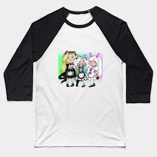 kitty, Carrit, Dalmatina Baseball T-Shirt